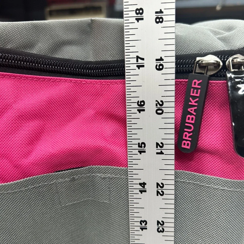 Brubaker Ski Boot‎ Bag Pink Gray Backpack Straps Winter Sports Gear Carrier